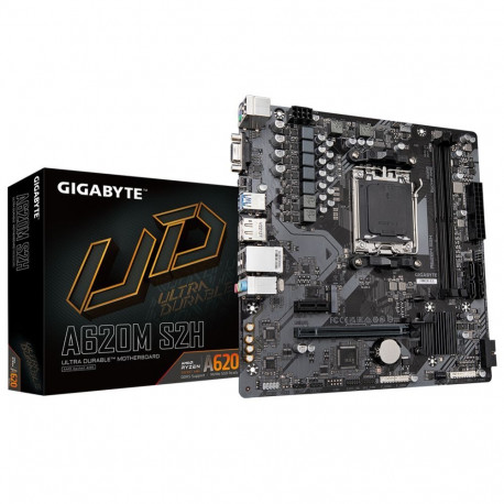Gigabyte A620M S2H 1.0 M/B Processor family AMD, Processor socket AM5, DDR5 DIMM, Memory slots 2, Su