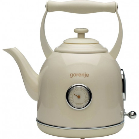 GORENJE K17CLIN Kettle, Electric, Capacity 1.7 L, Power 2000 W, Plastic/metal, Ivory