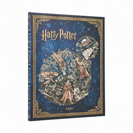 Raamatkalender 2027 Paperblanks Legends of Hogwarts Diary Ultra nädal vertikaalne