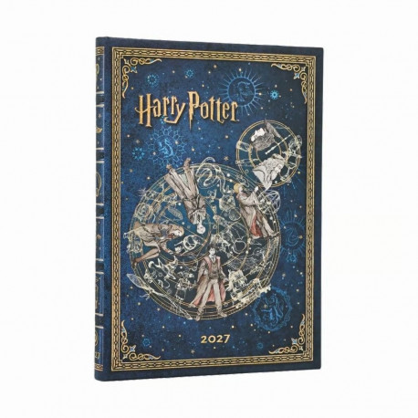 Raamatkalender 2027 Paperblanks Legends of Hogwarts Diary Midi nädal horisontaalne, verso