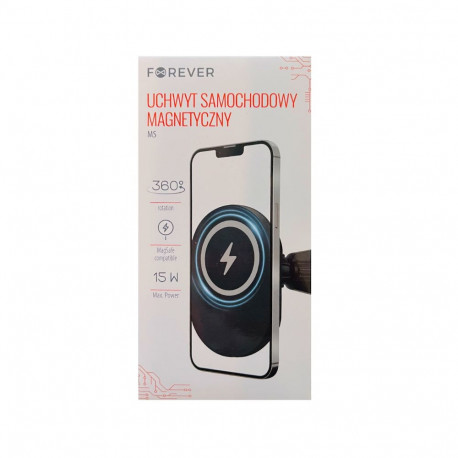 Forever US-K-MS magnetic car mount for air vents with MagSafe inductive charging
