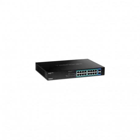 Trendnet TPE-TG182 network switch Gigabit Ethernet (10/100/1000) Power over Ethernet (PoE) 1U Black