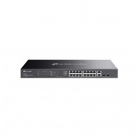 Omada 20-Port GB Easy Managed Switch with 16-Port PoE+ PORT: 16× Gigabit PoE+ Ports, 2x Gigabit Non-