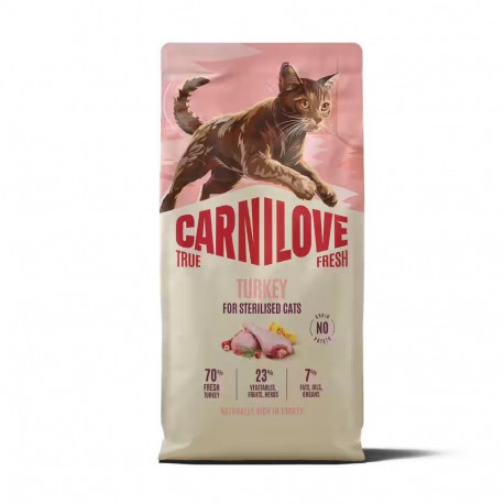 CARNILOVE True Fresh Turkey Sterilised - dry cat food - 2kg