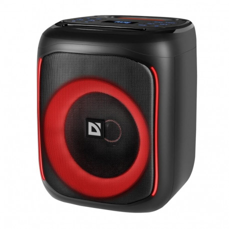 Defender Bluetooth-kõlar BOOMER 50 50W MP3/FM/SD/USB/AUX/TWS/LED/MIC KARAOKE, must