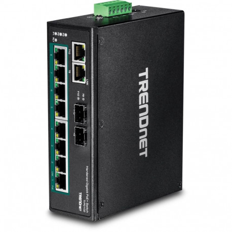 Trendnet võrgulüliti TI-PG102 haldamata Gigabit Ethernet (10/100/1000) Power over Ethernet (PoE), mu