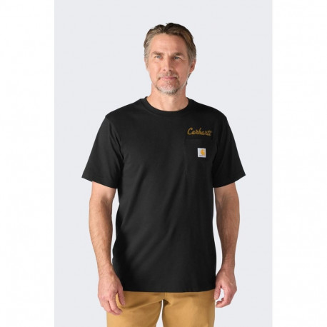 Carhartt T-särk Irvine Hard Work, must