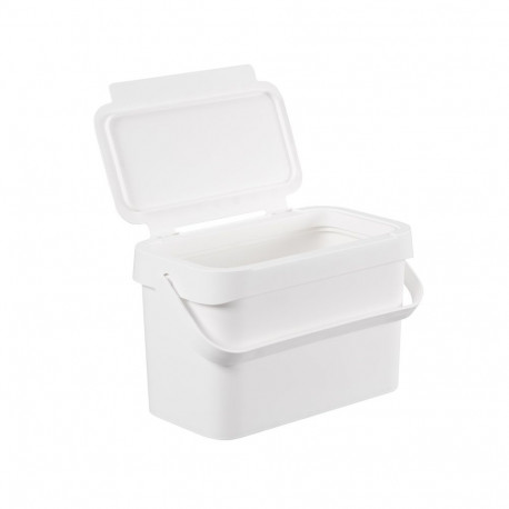 BIOWASTE BIN BIOWASTE WHITE 5L