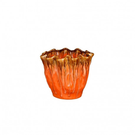 Lillepott ALETA D23 H21cm, oranž
