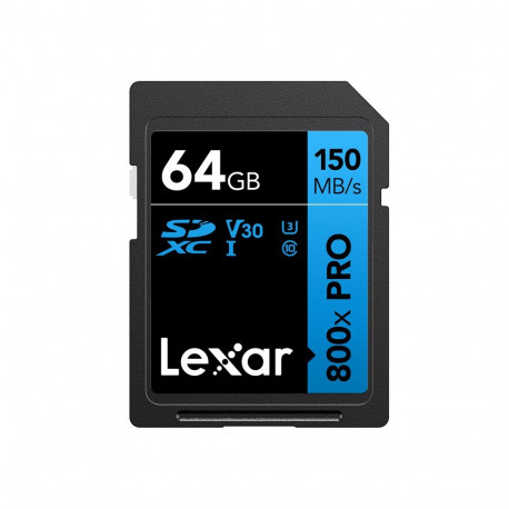 Lexar Professional 800x Pro SDXC 64GB memory card
