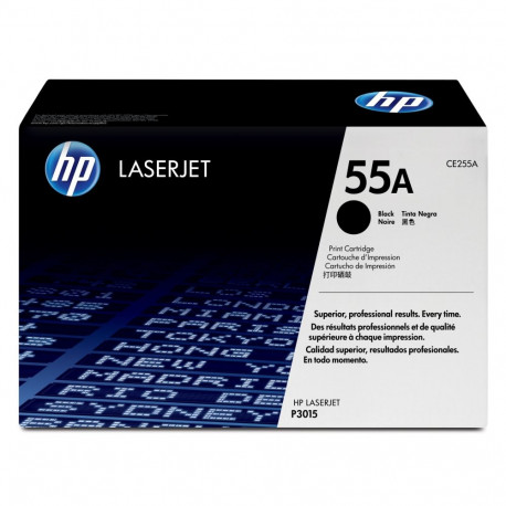 HP tooner CE255A 6000lk LaserJet Enterprise P3010/P3015/P3016, must