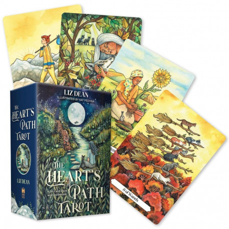 Tarot Cards - Hay House The Heart’s Path Tarot 78-Card Deck with English Guidebook
