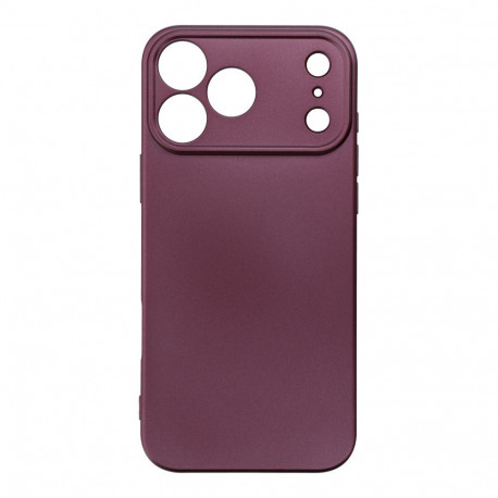 Case for iPhone 18 Pro Max / 17 Pro Max Metallic dark cherry