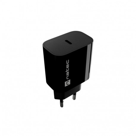 Natec Ribera USB Charger 1X USB-C 20W, Black