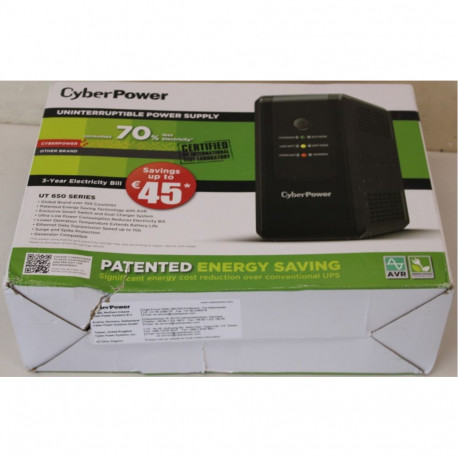 CyberPower SALE OUT. UT650EG Backup UPS Systems | SALE OUT. | Backup UPS Systems | UT650EG | 650 VA 