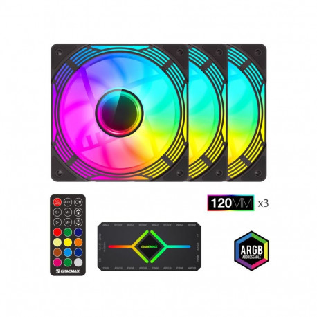 gamemax Case Fan | KF300 BK | Black