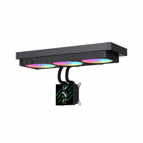 gamemax CPU Liquid Cooler | GLACIER 360 LCD BK | Black