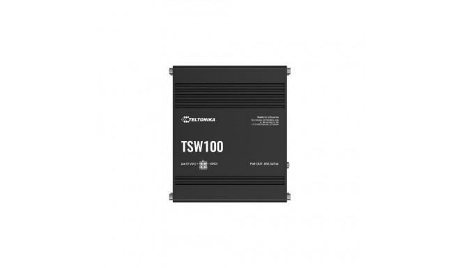 Teltonika Ethernet Switch | TSW100 | Unmanaged | Wall-mountable