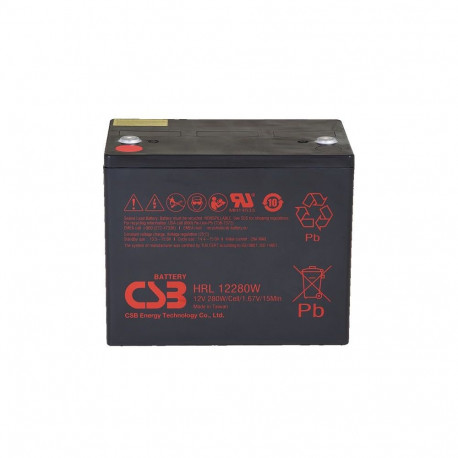 CSB Battery Battery 12V 6Ah 25W Pb F2 | HRL1225W