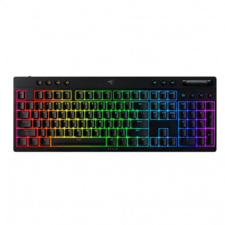Razer BlackWidow V4 Low-profile HyperSpeed | Gaming keyboard | Wireless | US | Bluetooth, 2.4 GHz, U