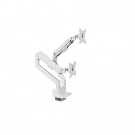 AROZZI Desk Mount | Neo Duo - Gas Spring Monitor Arm AZ-ALZARE-NEO-DUO-WT | Tilt, Swivel, Rotation |