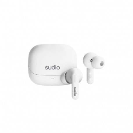 SUDIO C8 True Wireless Earbuds, White