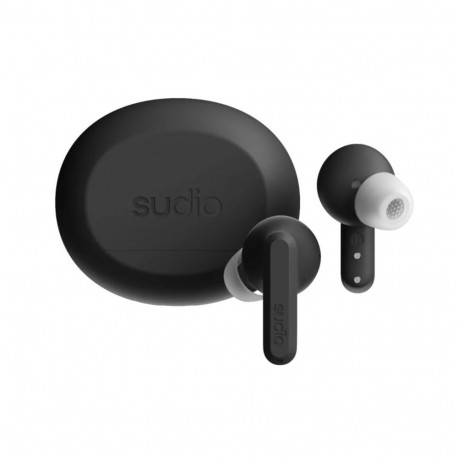 SUDIO Earbuds | A3 Pro | Bluetooth | In-ear | Microphone | Cloudy Black | Noise canceling | Wireless