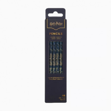 Harilik pliiats Paperblanks Legends of Hogwarts, 4 tk