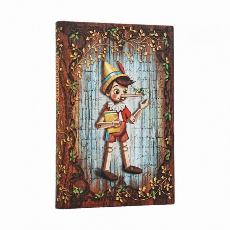 Märkmik Paperblanks Pinocchio Mini ilma joonteta / valgete lehtedega