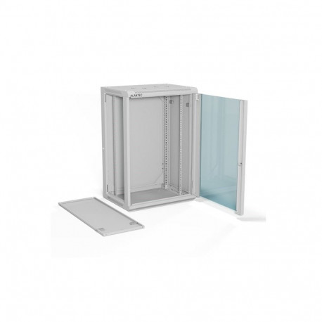 ALANTEC 19" 18U 600x450 wall-mounted cabinet, grey