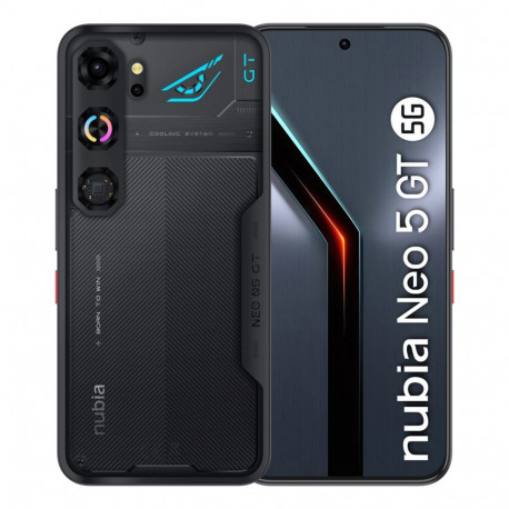 ZTE Nubia nutitelefon NBNEO5GTGBLK 17.3cm (6.8") hübriidne Dual SIM Android 16.0 5G USB Type-C 12GB 
