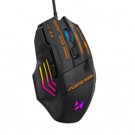 Wozinsky Wozinsky WMGK-1179W Wired Optical Gaming Mouse 7200 DPI with Backlight - Black