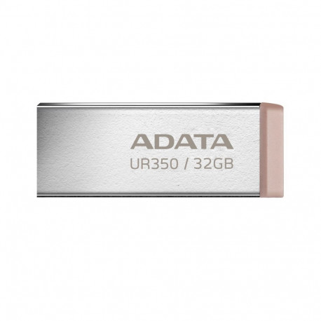 ADATA UR350 32GB USB Flash Drive, Brown