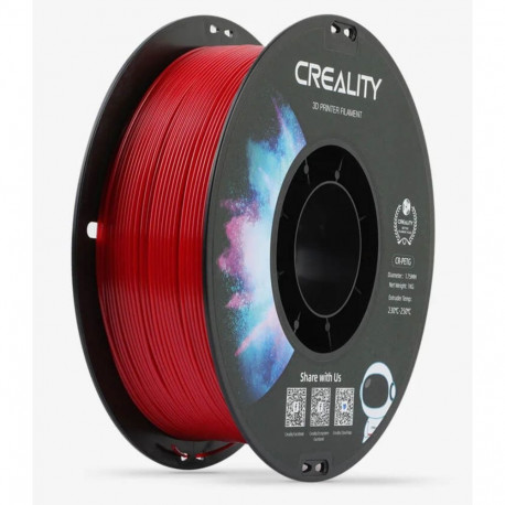 Creality CR-PETG -filamentti 3D -tulostimeen, 1.75 mm, punainen