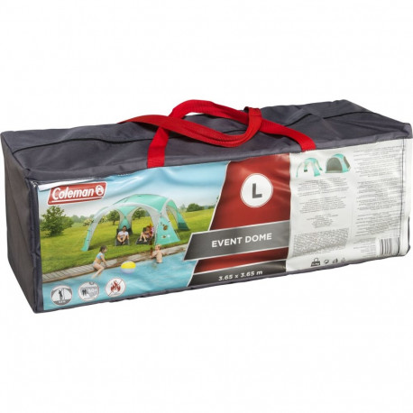 Event Dome Shelter L, 3,65 x 3,65m (hellblau/grau)