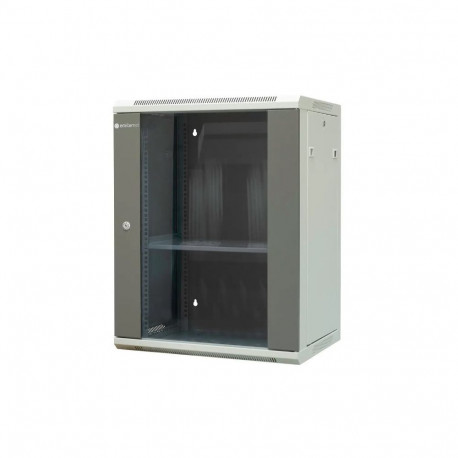 EMITERNET seinakapp EM/AP6415 19" 15U, lehtmetallist/klaasuksega, 600×450×770mm (laius/sügavus/kõrgu