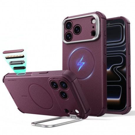 ESR CYBER TOUGH KICKSTAND MAGSAFE IPHONE 17 PRO / 18 PRO DEEP BURGUNDY