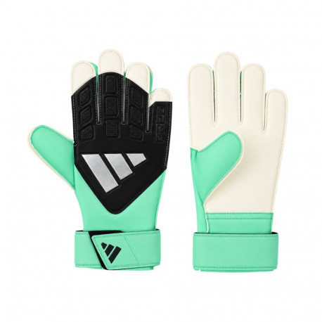 Rękawice bramkarskie dla dzieci adidas Predator Training zielono-czarne KE9706 5,5
