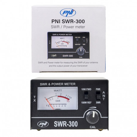Reflectometer PNI SWR-300 PWR-SWR Meter, for measuring the SWR of radio antennas in the frequency 26