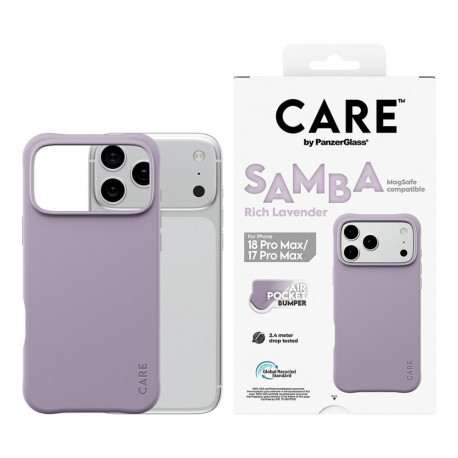 CARE by PanzerGlass kaitseümbris iP17/18 Pro Max, lavendlililla MS