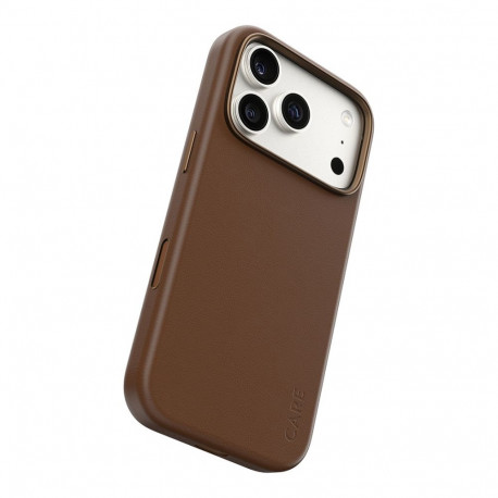 CARE by PanzerGlass ümbris iPhone 17 Pro Solo MagSafe, vegannahast, pruun
