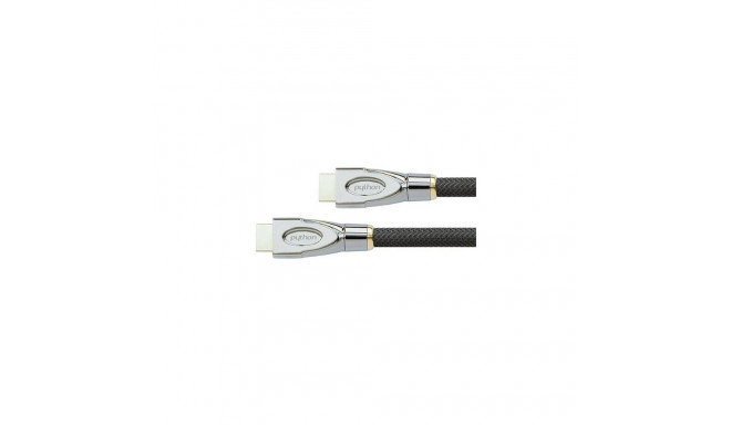 Python HDMI® 2.1 kaabel 8K UHD-2 nailonpunutisega 2m, must