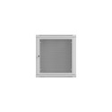 Rack mount cabinet 19" 12U 600x600 grey