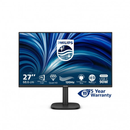 Philips arvutimonitor 3000 series 27B2U3601/00 68.6cm (27") 2560x1440 pixels Quad HD LCD, must