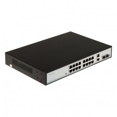 Tiandy PoE kommutaator TC-P3S020 SPEC:G/1622/AT/180 16-portne + 2x üleslink + 2x SFP