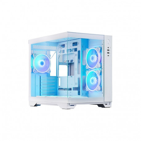 Chieftec kuubikujuline arvutikorpus GM-30W-TG-OP, valge