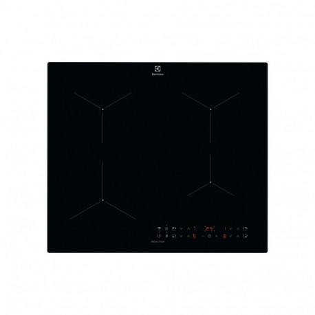 Electrolux LIL61434C Black Built-in 59 cm Zone induction hob 4 zone(s)