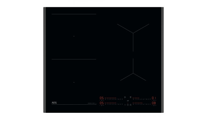 AEG TI64IB10FB Black Built-in 60 cm Zone induction hob 4 zone(s)