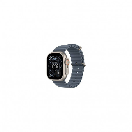 Apple Watch Ultra 3 (2025) GPS + Cellular 5G 49mm Natural Titanium Case with Anchor Blue Ocean Band 