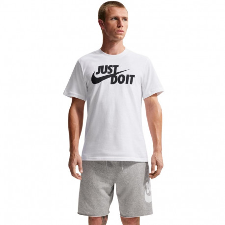 Nike meeste t-särk AR5006 100 S just do it swoosh, valge